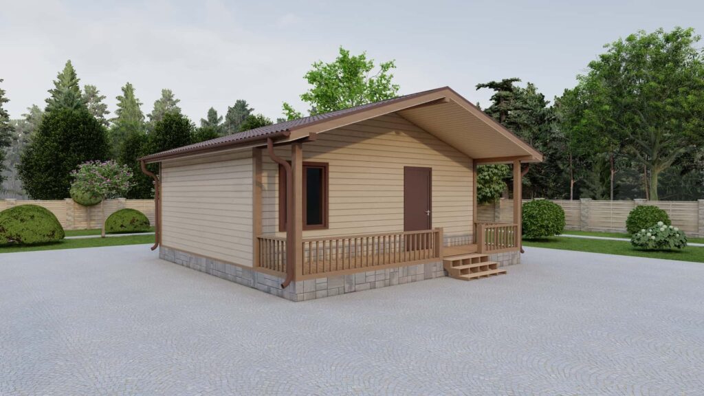 Дачный дом «Патмос» 40 м²