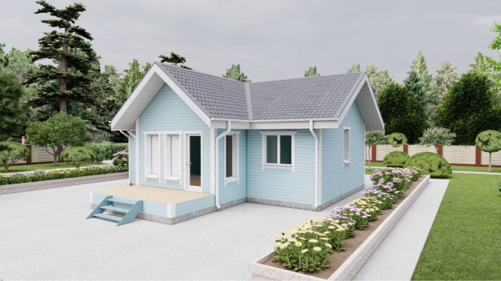 Дачный дом «Байлот» 71 м²
