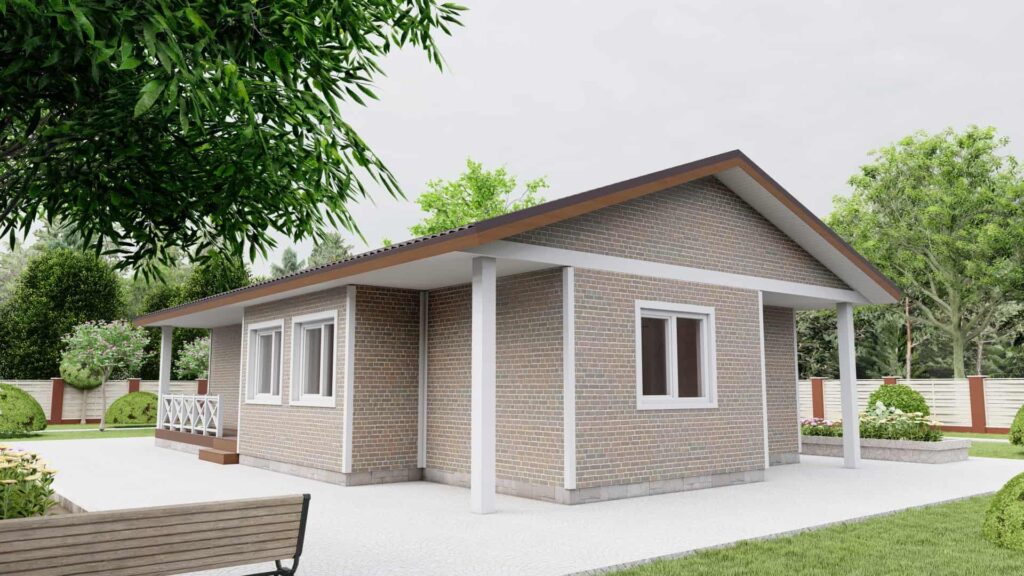 Дачный дом «Борден» 57,3 м²